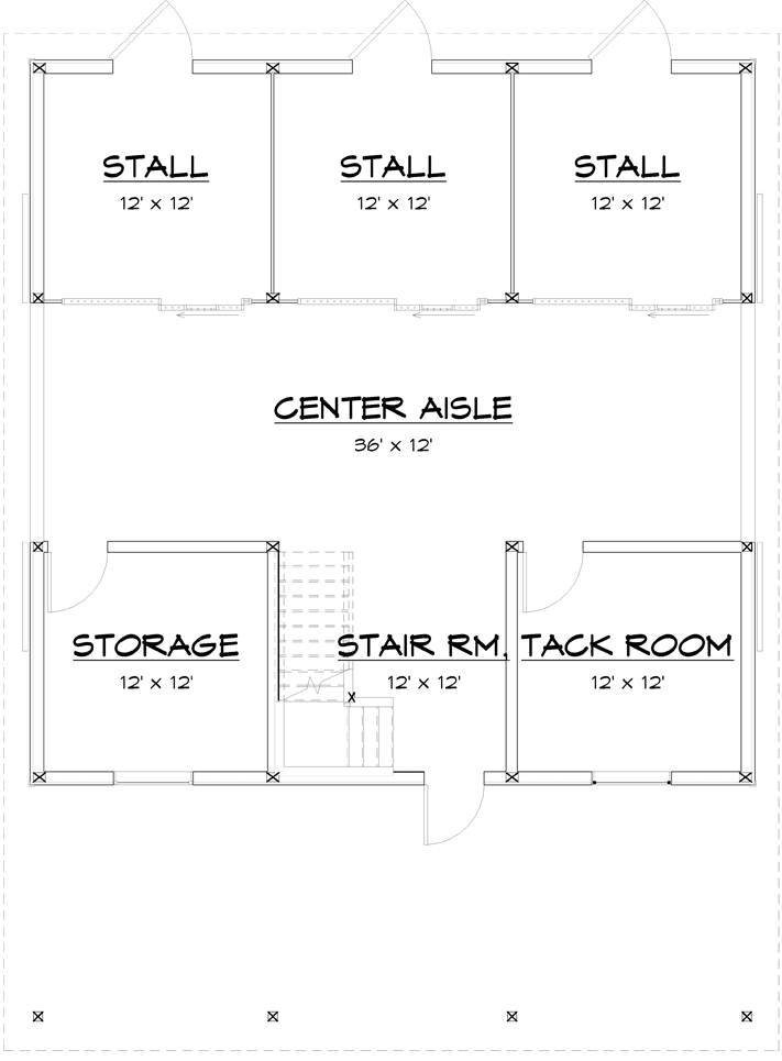 Oakridge Apartment Barn Kit 36' Barn Home Kit DC Structures