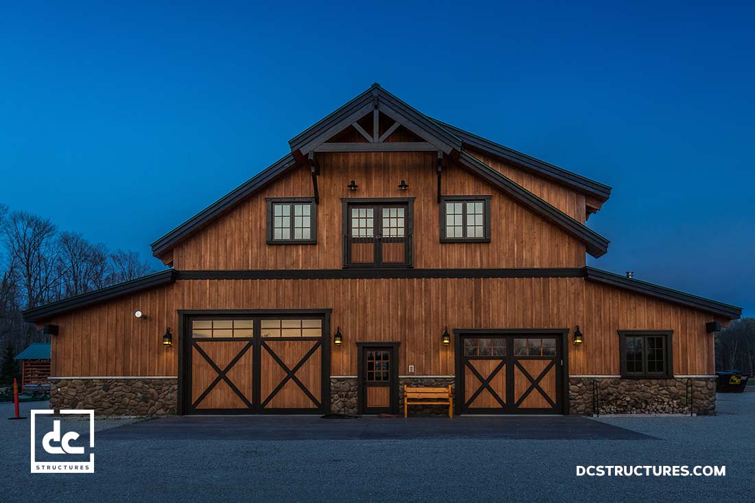 Powell Monitor Barn Kit 60' DC Structures